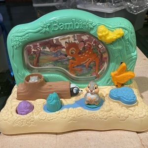 Vintage Walt Disney Bambi Sights Sounds Mattel Baby Toy Forest